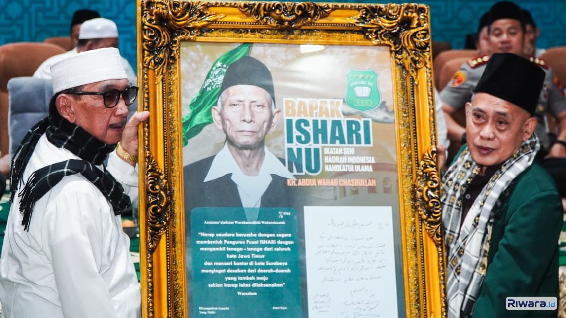 Penganugerahan gelar Bapak ISHARI Nahdlatul Ulama kepada Pahlawan Nasional KH Abdul Wahab Chasbullah